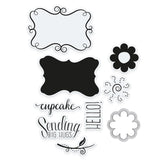 Load image into Gallery viewer, Essentials - Tonic Studios - Stamps - Whimsical Frame Stamp &amp; Die Set - Sending Big Hugs - 1532e