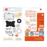 Load image into Gallery viewer, Essentials - Tonic Studios - Stamps - Whimsical Frame Stamp &amp; Die Set - Sending Big Hugs - 1532e