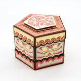 Load image into Gallery viewer, Dimensions - Tonic Studios - Dimensions - Elegant Eden Pentagonal Kaleidoscope Box Lid &amp; Base Set - 2515E