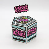Load image into Gallery viewer, Dimensions - Tonic Studios - Dimensions - Elegant Eden Pentagonal Kaleidoscope Box Lid &amp; Base Set - 2515E