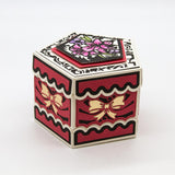 Load image into Gallery viewer, Dimensions - Tonic Studios - Dimensions - Elegant Eden Pentagonal Kaleidoscope Box Lid &amp; Base Set - 2515E