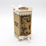 Load image into Gallery viewer, Dimensions - Tonic Studios - Dimensions - Elegant Eden Pentagonal Kaleidoscope Box Lid &amp; Base Set - 2515E