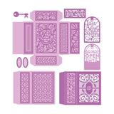 Load image into Gallery viewer, Dimensions - Tonic Studios - Gorgeous Gift Boxes - A Little Something Gift Box Die Set - 2554e