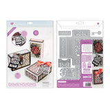 Load image into Gallery viewer, Dimensions - Tonic Studios - Gorgeous Gift Boxes - A Little Something Gift Box Die Set - 2554e