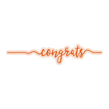 Load image into Gallery viewer, Essentials - Tonic Studios - Essentials - Congrats Sentiment Strip Die - 2774E