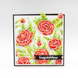 Load image into Gallery viewer, Stamps - Tonic Studios - Garden Party Stamps - Flora Background - 6"x 8" / A5 - 3005e